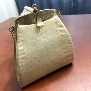 Vintage Gold Lame Purse